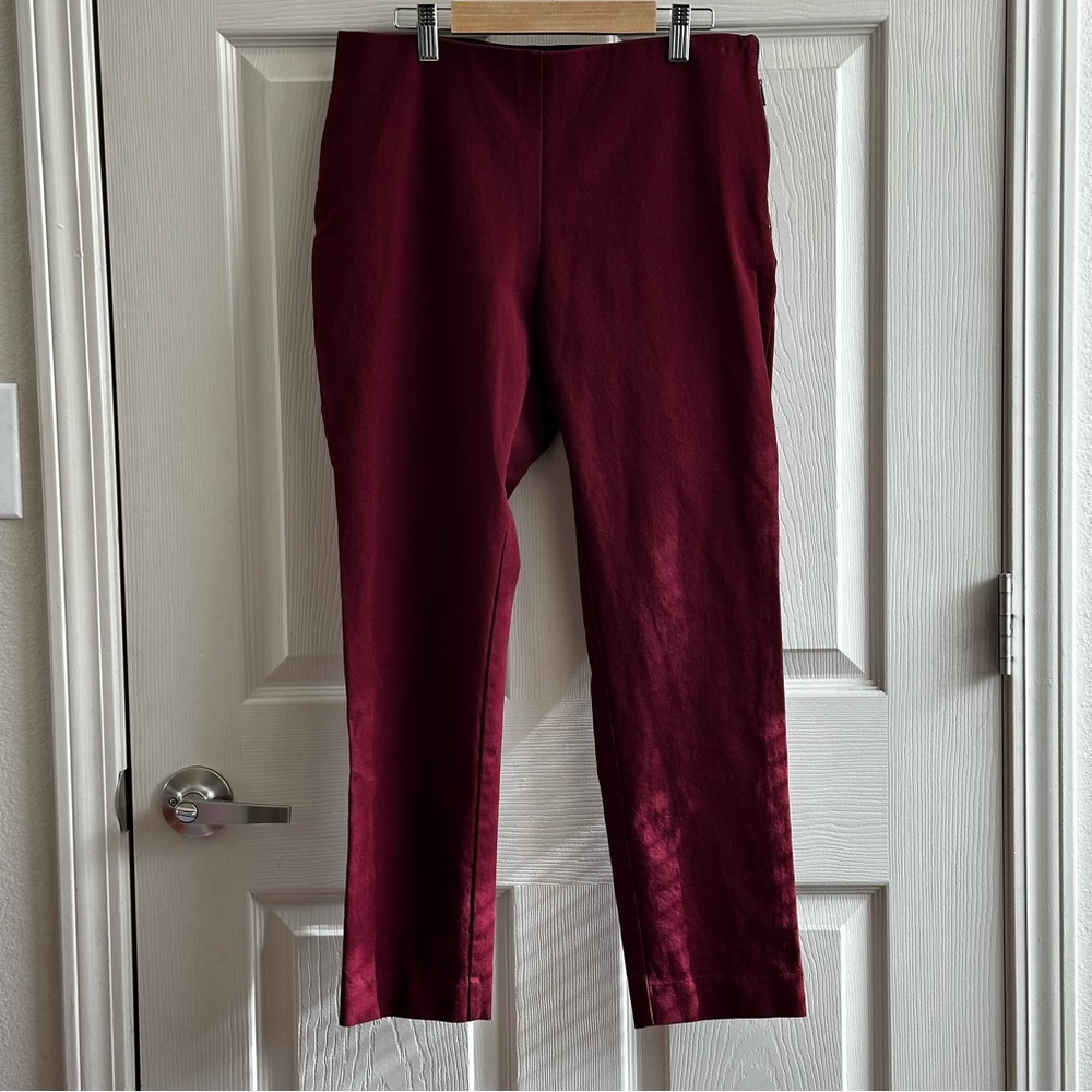 a new day Burgundy Ankle Pants Women’s Size 8